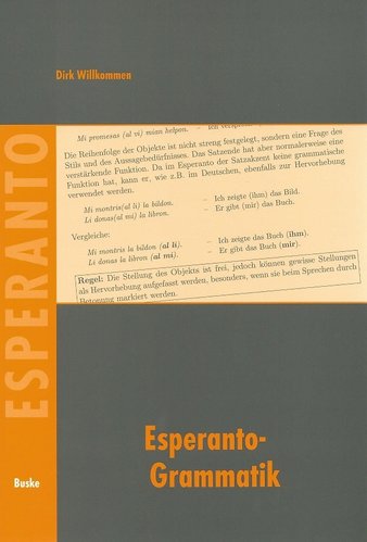 Willkommmen: Esperanto-Grammatik 2. Aufl