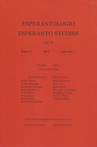 Kiselmann (red) : Esperantologio - Esperanto Studies 7