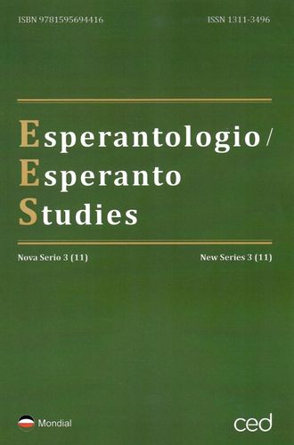 Tonkin/Fians (red)  Esperantologio - Esperanto Studies Nova serio 3 (11)