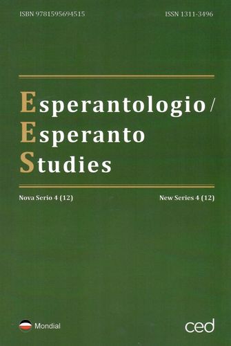 Fians/Schubert (red)  Esperantologio - Esperanto Studies Nova serio 4 (12)